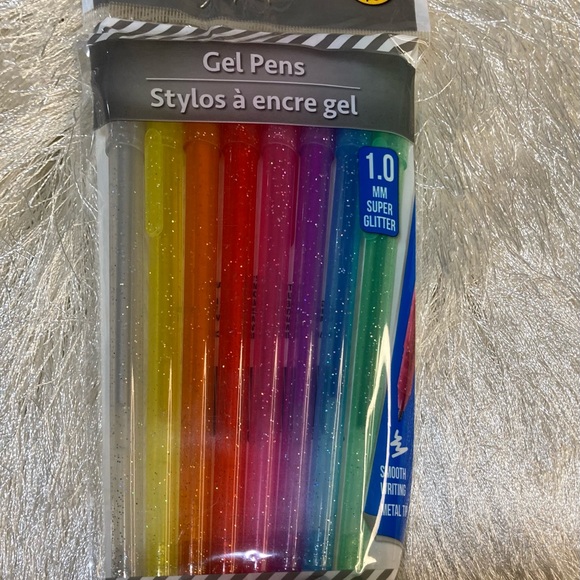 NRFP 🦄 New Bundle Set Unicorn Pen Pencil Craft Box / Set of 8 Glitter Gel Pens - Picture 5 of 7